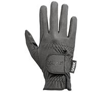 uvex sportstyle, guante de equitación elástico unisex, excelente agarre y resistente al desgaste, compatible con pantalla táctil, black, 9