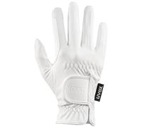 uvex sportstyle, guante de equitación elástico unisex, excelente agarre y resistente al desgaste, compatible con pantalla táctil, white, 8.5