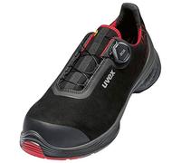 Uvex SRC, G2 6840243 ESD Botas de Seguridad S3 (UE) Rojo y Negro, 1 par, duraderas y Resistentes Hombres, 43 EU