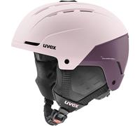uvex stance Casco de esquí, Adultos unisex, powder-plum matt, 54-58 cm