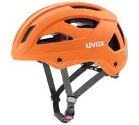 uvex Stride - Casco de Bicicleta Robusto para Adultos - Ajuste de Talla individualizado - 0 - Papaya Matt - 56-59 cm