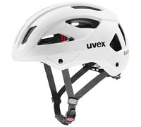 uvex Stride - Casco de Bicicleta Robusto para Adultos - Ajuste de Talla individualizado - 0 - White Matt - 56-59 cm
