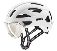 Uvex stride visor, casco de bicicleta, blanco 53-56cm White Matt