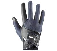 Uvex sumair, Guante de equitación Flexible Unisex, Resistente al Desgaste, ventilación óptima, Black-Blue, 8.5