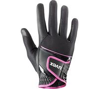 Uvex sumair, Guante de equitación Flexible Unisex, Resistente al Desgaste, ventilación óptima, Black-Pink, 6.5