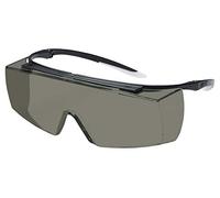 Uvex Super F OTG Supravision Sapphire - Gafas protectoras de color negro y blanco