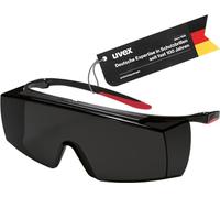 Uvex super f OTG - Überbrille für Brillenträger - Augenschutz gegen Infrarot- & UV-Strahlung - Schutzbrille geeignet für HPL/IPL-Haarentfernung - metallfrei, Anti-Beschlag & kratzfest, (IR-ex 5)