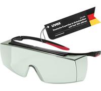 Uvex Superf OTG 9169 - Gafas protectoras para personas con gafas de protección contra infrarrojos, UV, soldadura, protección ocular para la depilación HPL/IPL, sin metal, antivaho y resistente a los