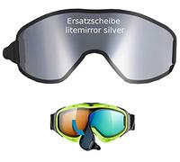 UVEX Take Off ESS Disque de rechange pour masque de ski Take Off - Single Lens litemirror silver