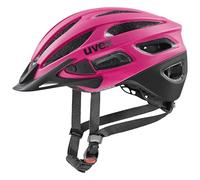 uvex True CC Casco de Bicicleta, Unisex-Adult, Euphoria-Black Matt, 52-55 cm