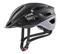 uvex True CC, Casco Todoterreno Ligero para Mujer, Ajuste de Talla individualizado, luz LED Opcional, Black, Grey Matt, 52-55 cm