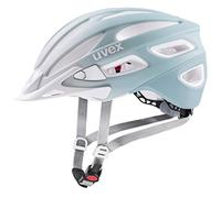 uvex True CC, Casco Todoterreno Ligero para Mujer, Ajuste de Talla individualizado, luz LED Opcional, papyros, peakock Matt, 52-55 cm