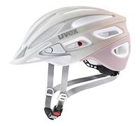 uvex True CC, Casco Todoterreno Ligero para Mujer, Ajuste de Talla individualizado, luz LED Opcional, Sand-Dust Rose Matt, 55-58 cm