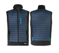 Uvex tune-up - chaleco híbrido de hombre de trabajo - azul oscuro - L