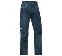 Uvex Tune-up Light - Pantalones de trabajo para hombre, elásticos, ligeros, resistentes, elásticos, bolsillos cargo y bolsillo para metro plegable, Azul Noche Turquesa, 50