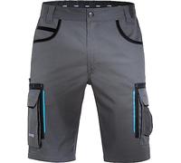 Uvex Tune-Up Pantalones Cortos de Trabajo - Diseño de Deporte - con Multi-Bolsillos, Grises