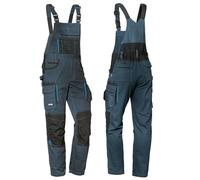 uvex Tune-Up Pantalones de Trabajo Largos para Hombres - Petos con Cintura elástica y Bolsillos en la Rodilla - Azul - 60