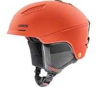 uvex ultra MIPS, casco de esquí robusto unisex, sistema MIPS, ajuste de talla individualizado, fierce red matt, 51-55 cm