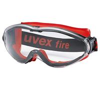 Uvex Ultrasonic Vollsichtschutzbrille - Supravision Excellence - Transparent/Schwarz-Rot