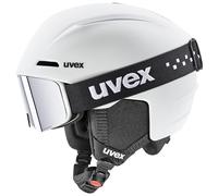 uvex viti set Casco de esquí & Gafas de esquí, Niños unisex, white matt, 51-55 cm