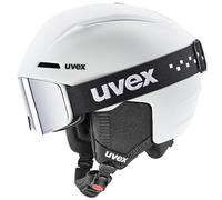 Uvex Viti Set, casco de esquí + máscara de esquí, junior, blanco 54-58cm White Matt
