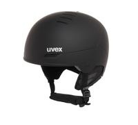 uvex wanted, casco de esquí robusto unisex, ajuste de talla individualizado, ventilación optimizada, black matt, 54-58 cm
