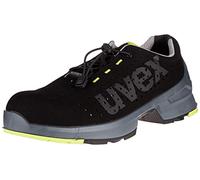 Uvex Zapatos de Seguridad 1 para Hombres - Zapatillas de Trabajo S1 SRC ESD - Negro Verde - Tamaño: 38