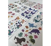 Uvimark - 75+ Tatuajes Temporales Niños y Niñas 10 Láminas A5 Variados