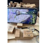 Uvimark | Pack 25 Llaveros Personalizados con Soportes Móvil | Detalles Boda | Detalles Bautizo | Detalles Comunión | Llaveros Soporte Smartphone Universal