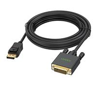 UVOOI 6 pies DP(DisplayPort) a DVI Cable DisplayPort Macho a DVI Macho Chapado en Oro Cable para Lenovo, DELL, HP, ASUS y Otra Marca