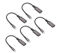 UVOOI Cable adaptador USB C a HDMI 4K, paquete de 5, adaptador USB C a HDMI 4K a 60Hz, para iPhone 17/16, MacBook Pro/Air, iPad Pro/Air, Galaxy S26, XPS, Chromebooks, Lenovo, Surface Book, iMac