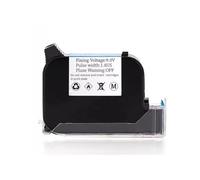 UVQAPXWD 1 UNIDS Compatible con JS12 JS12M 600DPI 12.7mm Impresora de Inyección de Tinta Térmica de Mano Cartucho de Tinta Eco Solvente de Secado Rápido JS12 JS12M Suministros de Impresora(Green)
