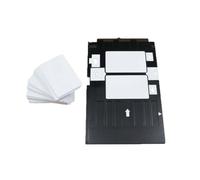 UVQAPXWD Bandeja de Tarjeta de identificación de PVC Compatible con Impresora de inyección de Tinta L800 L801 L805 P50 T60 R290 R330 R390 Px700w Px800FW Px665 Px660(1pcTray and30pc Card)
