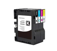 UVQAPXWD Cartucho de Tinta Compatible con SG3100 3100SNW SG2100 SG2010L SG3110 Aomya SG400 SG800 4 Piezas