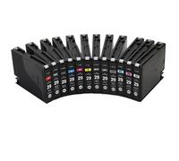 UVQAPXWD Juego Completo de Cartuchos de Tinta, 12 Piezas, PGI29, PGI-29, Compatible con Impresora Pro-1, PGI-29, Pigmento, Cartucho de Tinta Completo con Chip