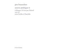 Œuvre poétique II - "à Ithaque, il n’est pas d’abord" suivi