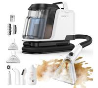 Uwant Aspiradora de Agua Tapiceria Lava y Aspira con Vapor Y100S 1750W 18KPa, 3 en 1 Frío/Agua Caliente 65℃/Vapor 100℃, Portátil, Cepillos mult. Limpia Sofá/Alfombras/Coche/Cocina, 2.4L Depósito