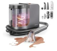uwant Limpiador de tapicería B400, 18 kpa, fuerte potencia de succión, aspiradora de lavado, con herramientas de accesorios, limpiador de alfombras 2 en 1 (tecnología de vapor y calefacción)