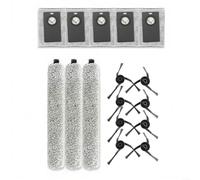 UWANT U300/U300Max - Juego de 16 piezas de repuesto para robot aspirador UWANT U300/U300Max con 3 fregonas, 8 cepillos laterales, 5 bolsas de polvo y filtro HEPA lavable