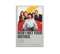 UWASCISF Póster decorativo con texto en inglés "How I Met Your Mother" (Cómo conocí a vuestra madre), lienzo para pared e impresión artística moderna, decoración de dormitorio familiar, 40 x 60 cm
