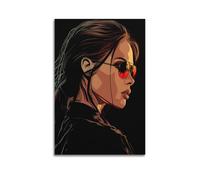 UWASCISF Póster decorativo de Lara Croft Tomb Raider, póster decorativo para pared e impresión artística moderna para dormitorio familiar, 20 x 30 cm