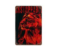 UWASCISF UnstoppableWall Decor Art Metal Tin Poster Modern Bar Decorations30x20cm