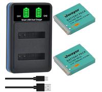 Uwayor Batería de repuesto y cargador para Canon NB-6L, NB-6LH, CB-2LY y Canon PowerShot SX510 HS, SX500 is, SX700 HS, SX280 HS, SX260 HS, SX170 is y otras cámaras