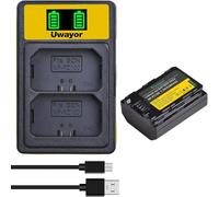 Uwayor NP-FZ100 - Batería recargable para cámara Sony A7 IV, 2400 mAh, USB-C 2,5, para Sony A7S III, A7R III, A7C, A6600, A6700, FX3, FX30, ZV-E1, α7CR, α7C II - 4265B