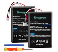 Uwayor Pack de 2 baterías de 4000 mAh para mando PS5, LIP1708, repuesto para Sony Playstation 5 DualSense CFI-ZCT1W Wireless Controlle