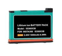 UWayor Replacement Battery for Insta360 X3 Insta360 ONE X3 Camera, 1800mAh Battery and Fast Charger Set(1 Battery)