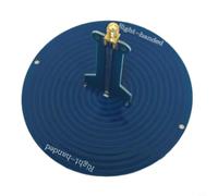 UWB - Antena en espiral Archimed, 280 MHz-6 GHz, polarización circular LHCP/RHCP, ganancia de 5 a 7 dBi, FR4 PCB, compacta para prueba y medición (10 cm mano derecha)