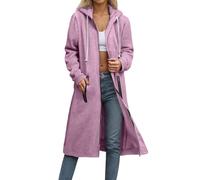 Uwdiohq Abrigo de Mujer Color Liso con Botones, Manga Larga, Holgado, Cremallera, cárdigan Largo Sudadera Corta Capucha Mujer Sudaderas Capucha Deporte Negra Basica Amarilla Sudaderas Invierno