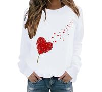 Uwdiohq Blusas Mujer Baratas Chaqueta Plata Termica Jersey Fiesta Sudaderas Algodon Sudadera Manta Elegante Top Encaje