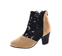 Uwdiohq Botas al tobillo marrones gamuza otoño informal otoño trasera, | Botas Invierno Mujer Sneakers Mustang De Y Botines Zapatos Mu stang Pikolinos Piel Agua Altas Calzado Ancho Especial Pitillos